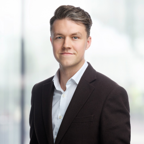 A photograph of Declan Hall